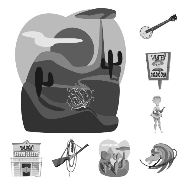 隔离对象农场和农场标志集图片下载