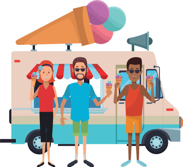 人吃冰淇淋图片下载