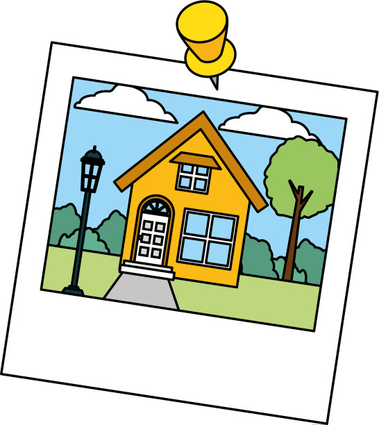 照片屋花园用别针图片下载