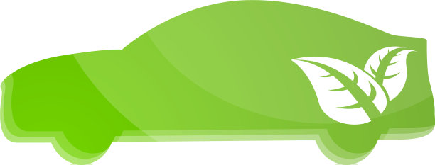 环保汽车图标卡通风格图片下载