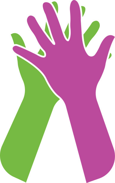 手护理标志模板图标图片下载