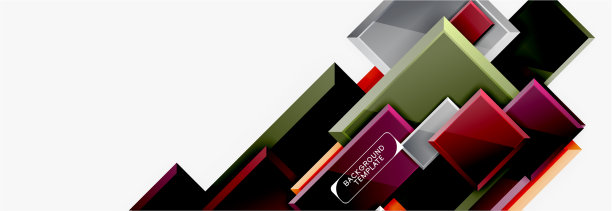 最小的方形横幅抽象背景图片下载