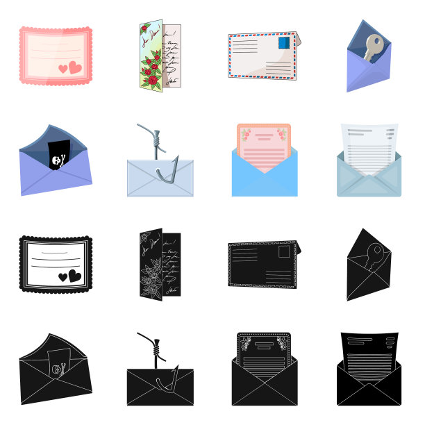 卡片和圣诞象征图片下载