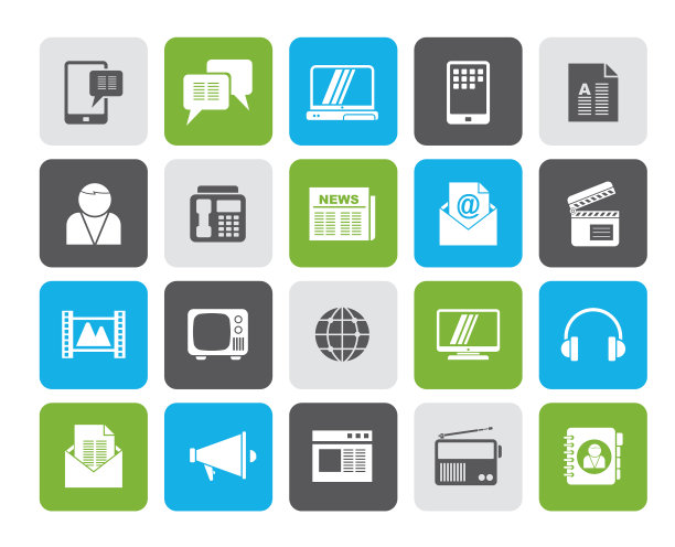 连接、通信和技术图标图片下载