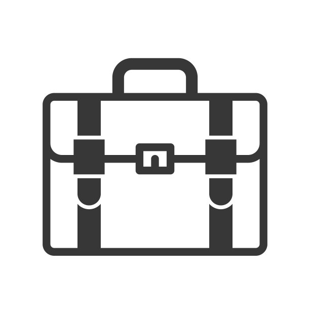 公文包商务教育概念图标图片下载