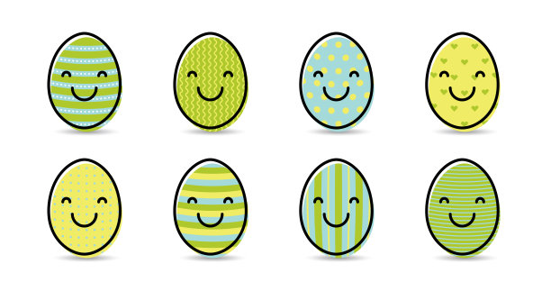 一组笑脸彩蛋图片下载