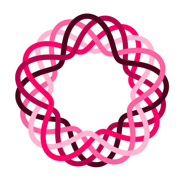 抽象的几何图形标志图片下载