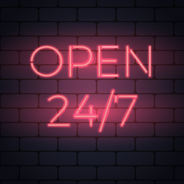 霓虹灯图片下载