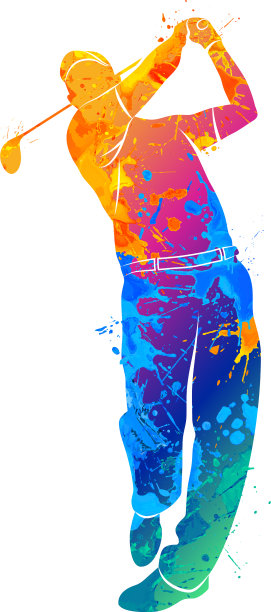 高尔夫运动轮廓图片下载