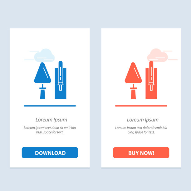 泥刀砌砖施工砌石工具蓝色图片下载