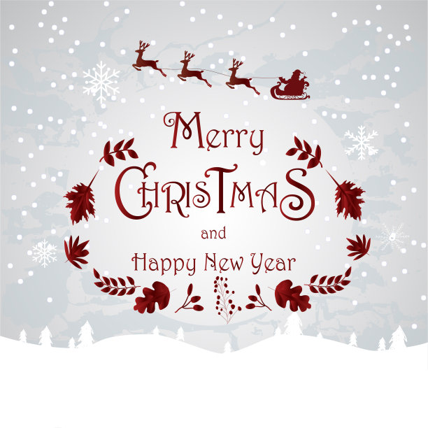 天上的圣诞老人，圣诞快乐，幸福新图片下载