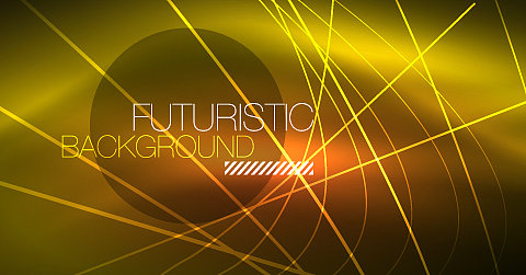 霓虹闪烁魔术背景霓虹横幅夜图片下载