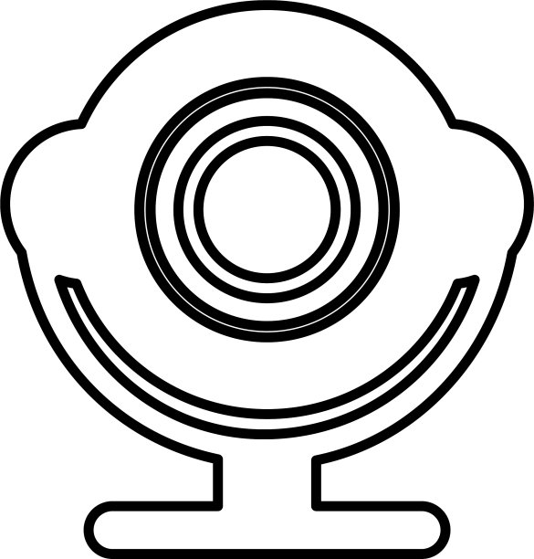 Web摄像头隔离图标图片下载