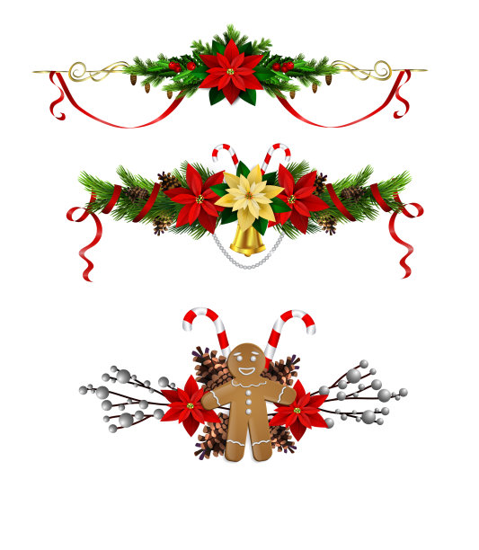 圣诞元素为您的设计图片下载