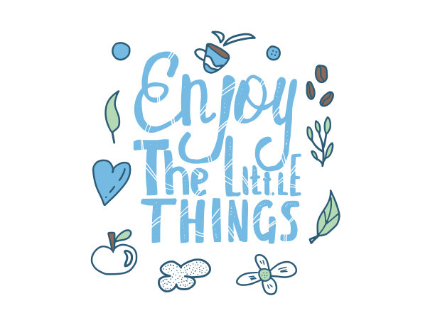 享受小事情引用设计图片下载