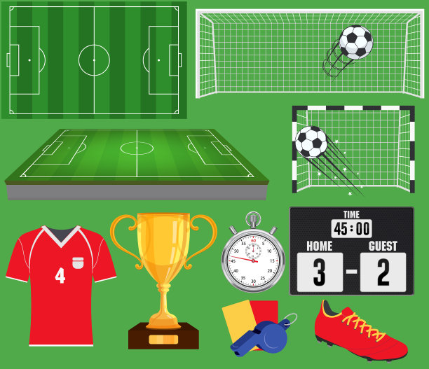 足球成套足球器材收藏图片下载