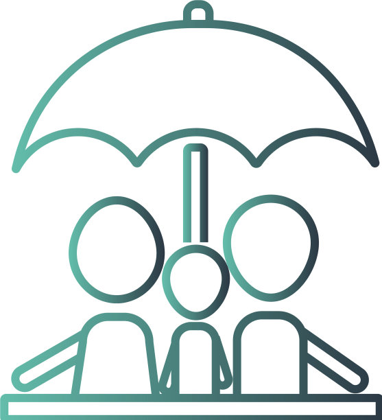 家庭人寿保险图标图片下载