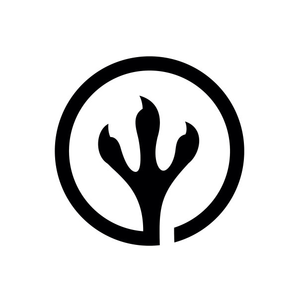 鸟、鸡或恐龙的标志图片下载