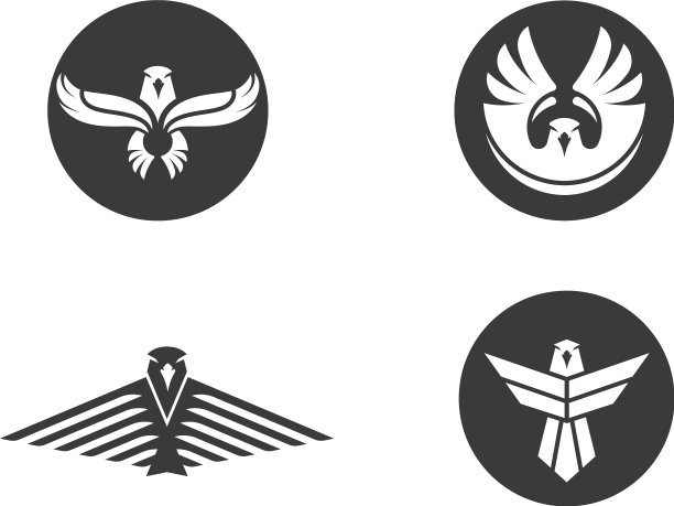 鹰鹰标志图标设计图片下载