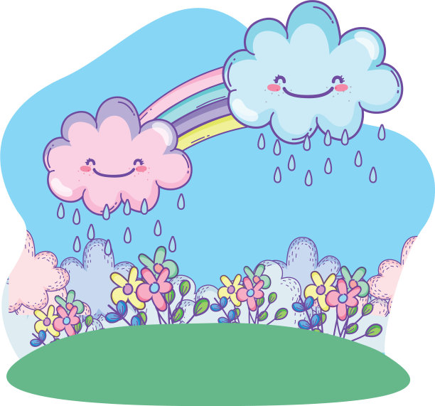 卡通可爱的风景图片下载