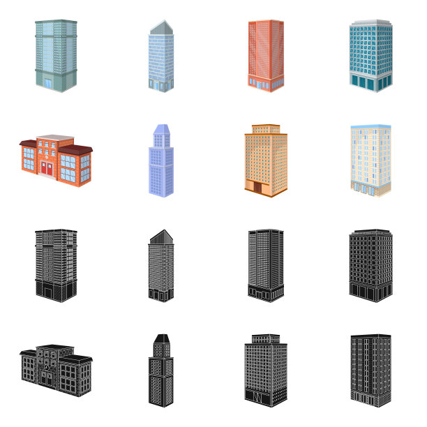 设计建造和建筑符号图片下载