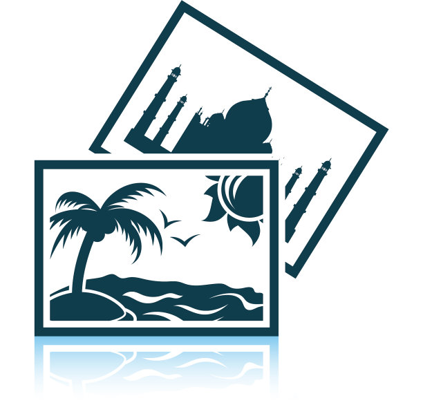 两个旅游照片图标图片下载