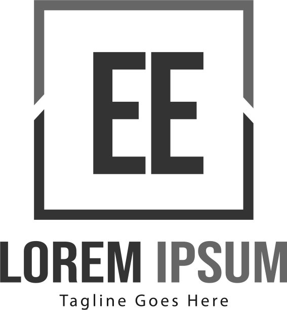 EE现代框架logo模板图片下载