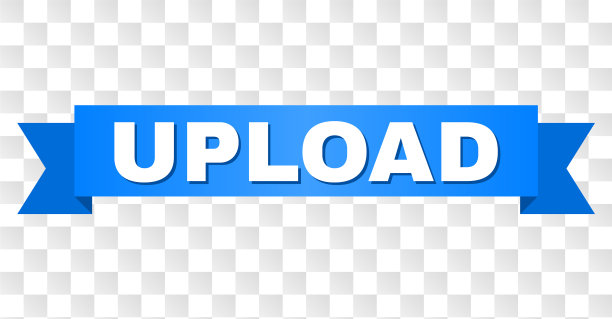 蓝色条纹与上传文本图片下载