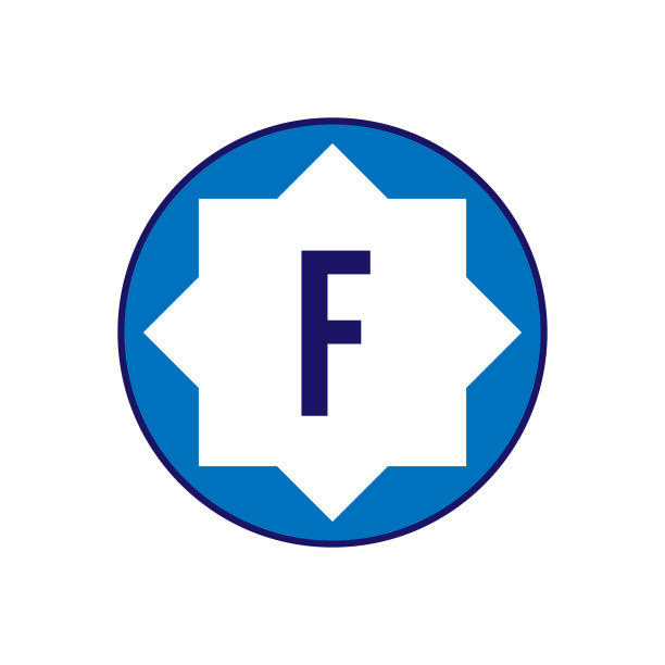 首字母F标志设计模板图片下载