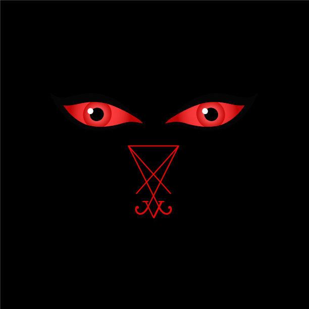 魔鬼的眼睛和路西法的印记图片下载