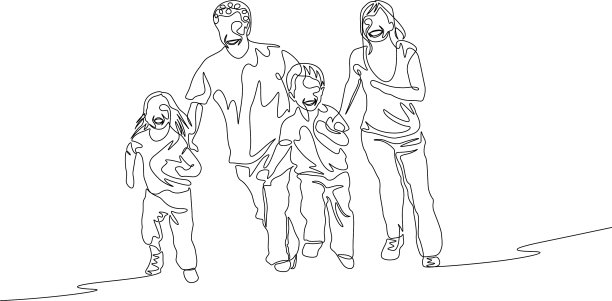 13、连续一行幸福家，生生不息家图片下载