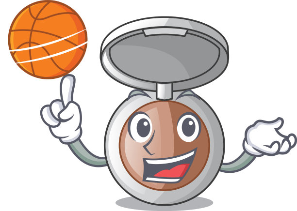 用篮球粉化妆的人物图片下载