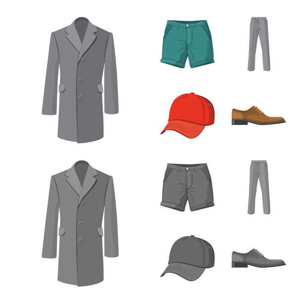 设计人和服装符号图片下载