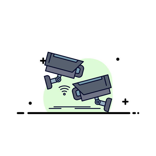 闭路电视摄像头安全监控技术平图片下载