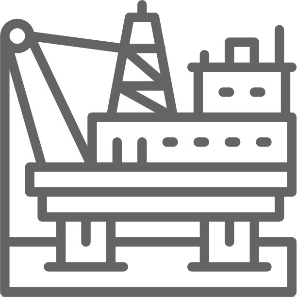 海上石油平台燃料钻机泵站图片下载