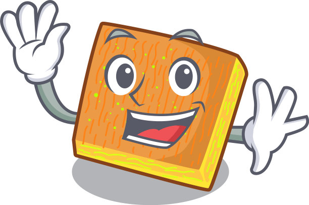 在一张木桌上挥舞着kunafa卡通图片下载