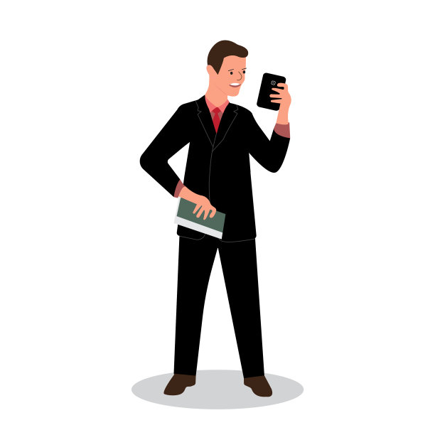 商人拿着看了看图片下载