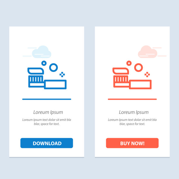 浴室清洁淋浴牙刷蓝色和图片下载