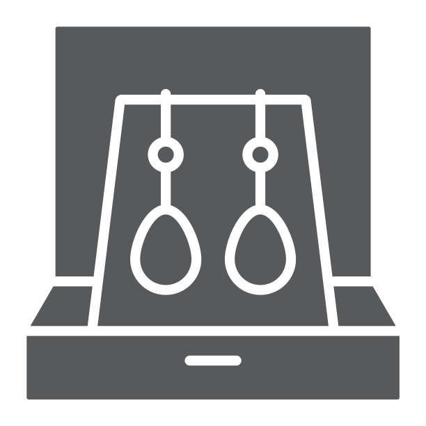 盒装耳环glyph图标珠宝图片下载
