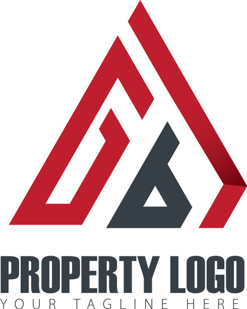 物业设计logo的首字母gb图片下载