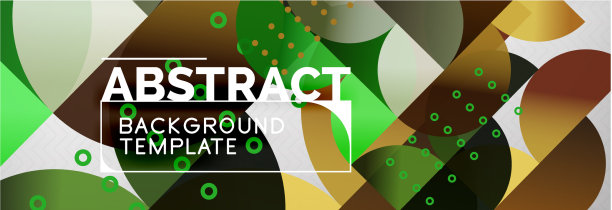 圆和半圆抽象背景图片下载