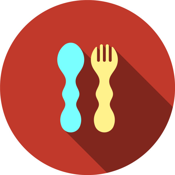 勺子和叉子的图标图片下载