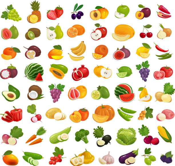 套果蔬新鲜健康食品图片下载