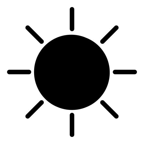 太阳天气图标图片下载