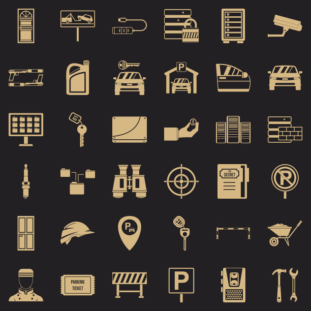 保护图标设置简单的风格图片下载