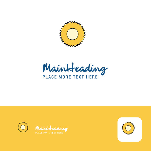 创意锯标志设计平面颜色标志的地方图片下载