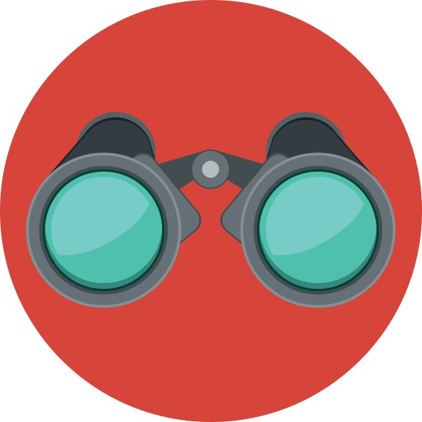 孤立的双目设计图片下载