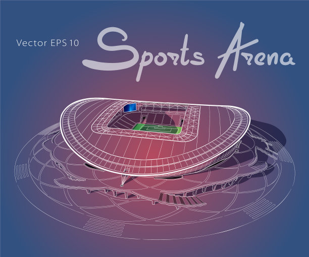 描绘喀山主体育场图片下载