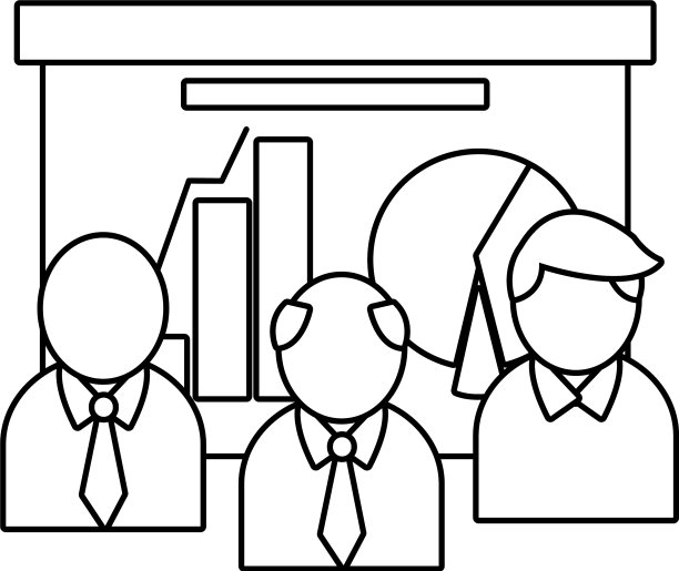 黑色和白色的商务办公室和营销图片下载