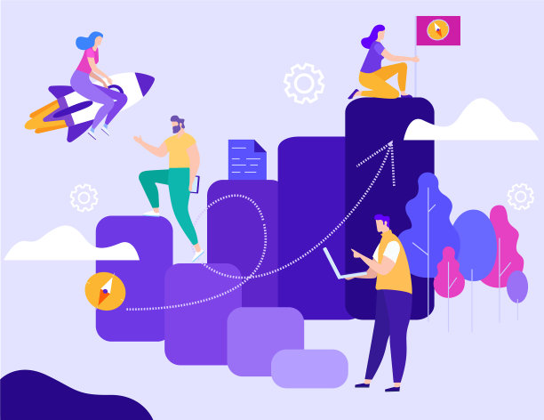 商业策略成功的人往上爬图片下载